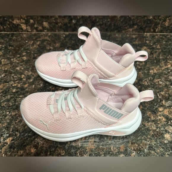 Puma Kids Light Pink Sneakers - Picture 2 of 9
